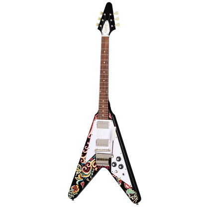 Epiphone Jimi Hendrix™ "Love Drops" Flying V, Ebony