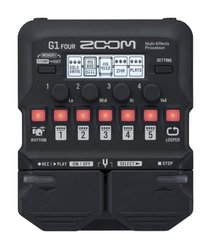 Zoom G1 FOUR Guitar Multi-Effects Pedals