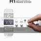 Donner Hush-I Pro Silent Acoustic Guitar Portable / Travel Acoustic Guitar Kit with Sound Effects - White