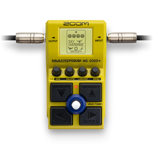 Zoom MS-200D+ MultiStomp Distortion / Overdrive for Guitar