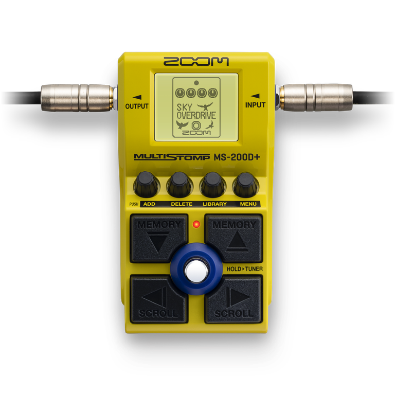 Zoom MS-200D+ MultiStomp Distortion / Overdrive for Guitar