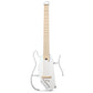Donner Hush-I Pro Silent Acoustic Guitar Portable / Travel Acoustic Guitar Kit with Sound Effects - White
