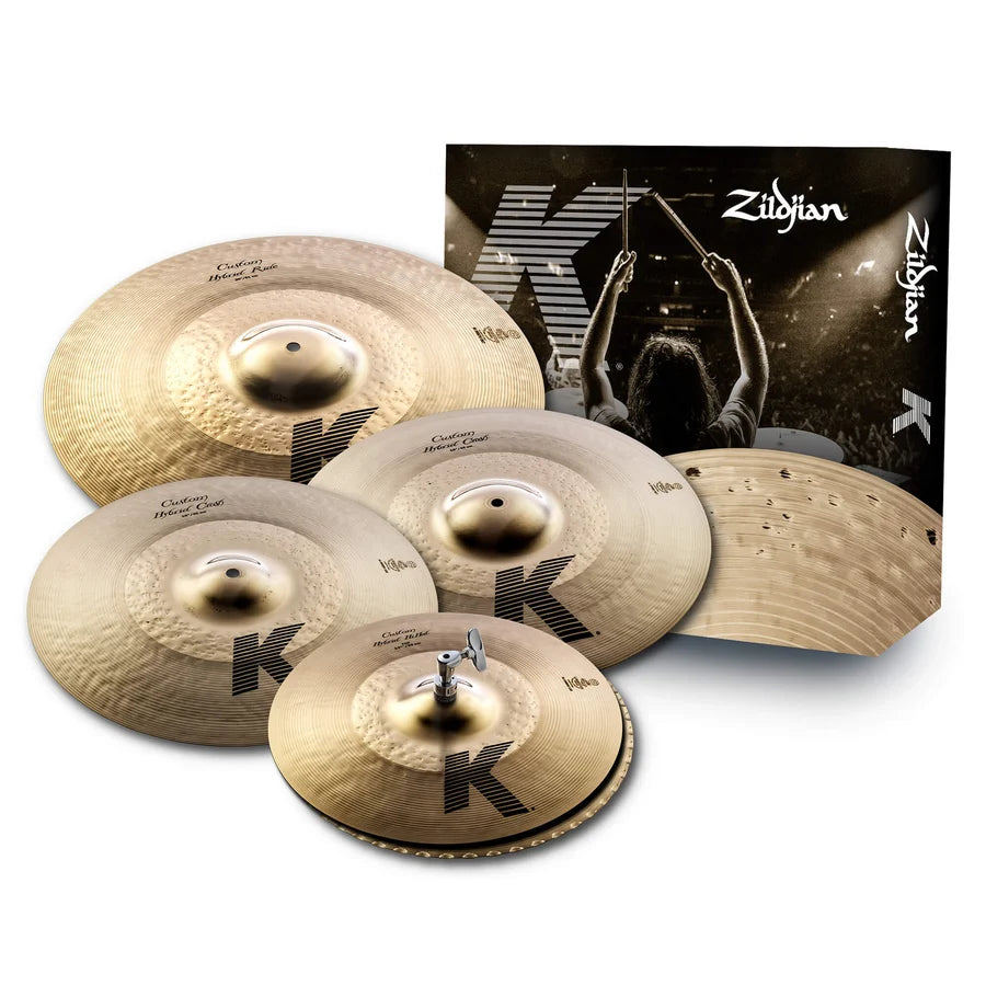 Zildjian K Custom Hybrid Cymbal Pack - KCH390