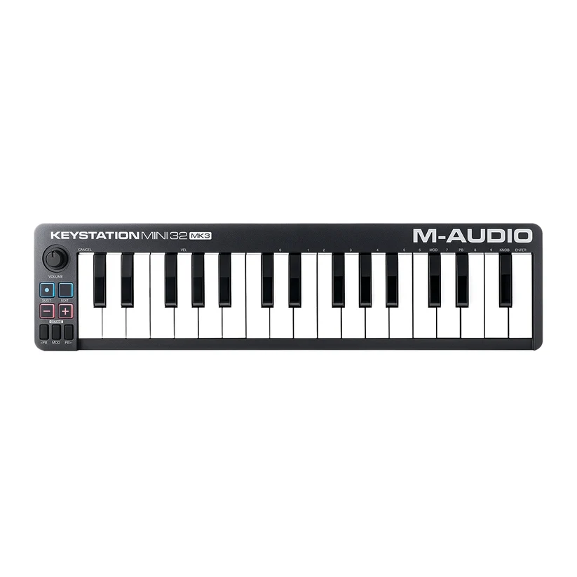 M-Audio Keystation Mini 32 MK3 Ultra Portable Mini USB MIDI Keyboard Controller