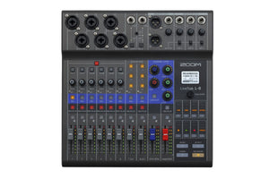 Zoom LiveTrak L-8 8-channel mixer for Podcasting, Music and Beyond