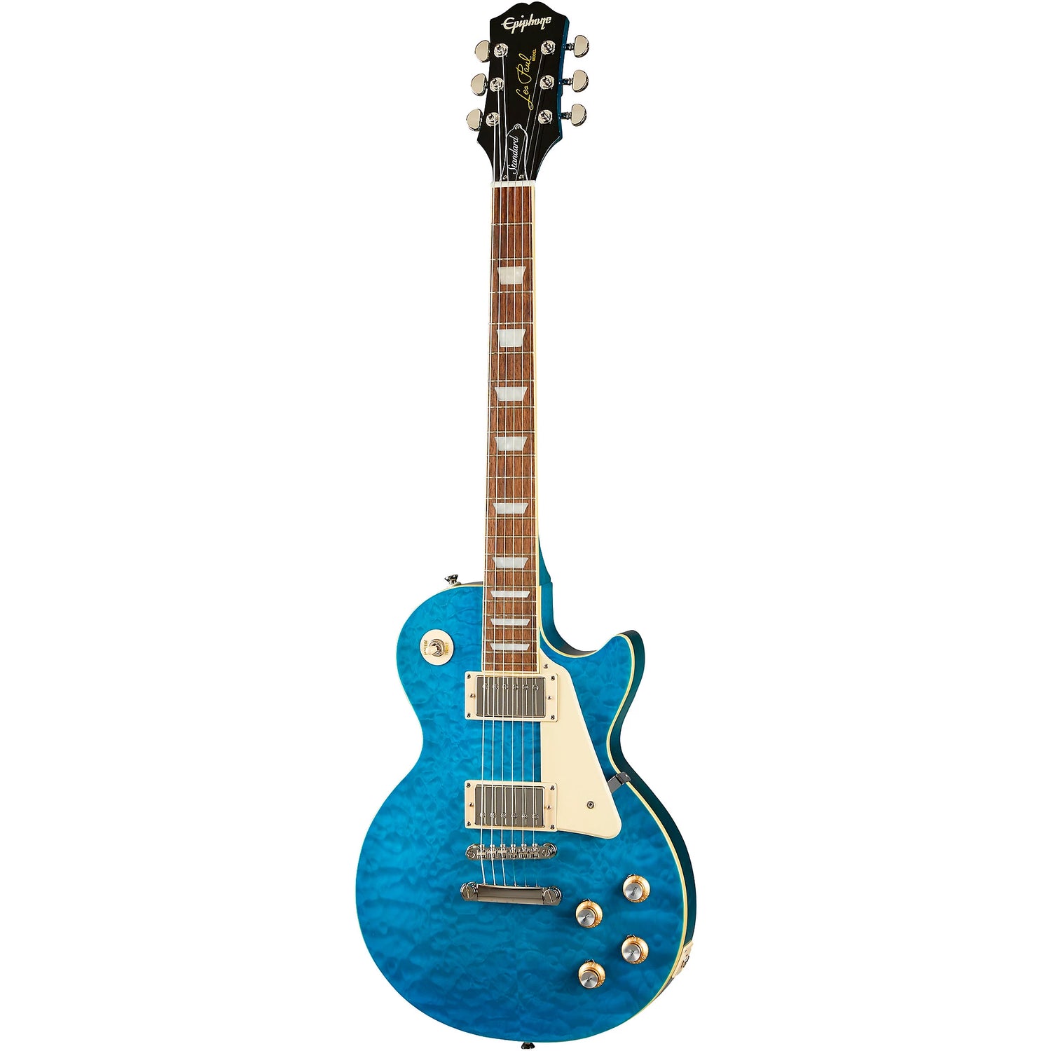 Epiphone Les Paul Standard 60s Quilt Translucent Blue