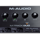 M-Audio M-Track Duo 48-KHz, 2-channel USB Audio Interface with 2 Combo Inputs with Crystal Preamps, and Phantom Power