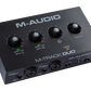 M-Audio M-Track Duo 48-KHz, 2-channel USB Audio Interface with 2 Combo Inputs with Crystal Preamps, and Phantom Power