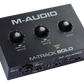 M-Audio M-Track Solo 48-KHz, 2-channel USB Audio Interface with 1 Crystal Preamp, Phantom Power and Instrument Input