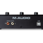 M-Audio M-Track Solo 48-KHz, 2-channel USB Audio Interface with 1 Crystal Preamp, Phantom Power and Instrument Input