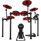 Alesis NITRO MAX KIT Red Edition  Eight Piece Electronic Drum Kit with Mesh Heads and Bluetooth