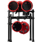 Alesis NITRO MAX KIT Red Edition  Eight Piece Electronic Drum Kit with Mesh Heads and Bluetooth