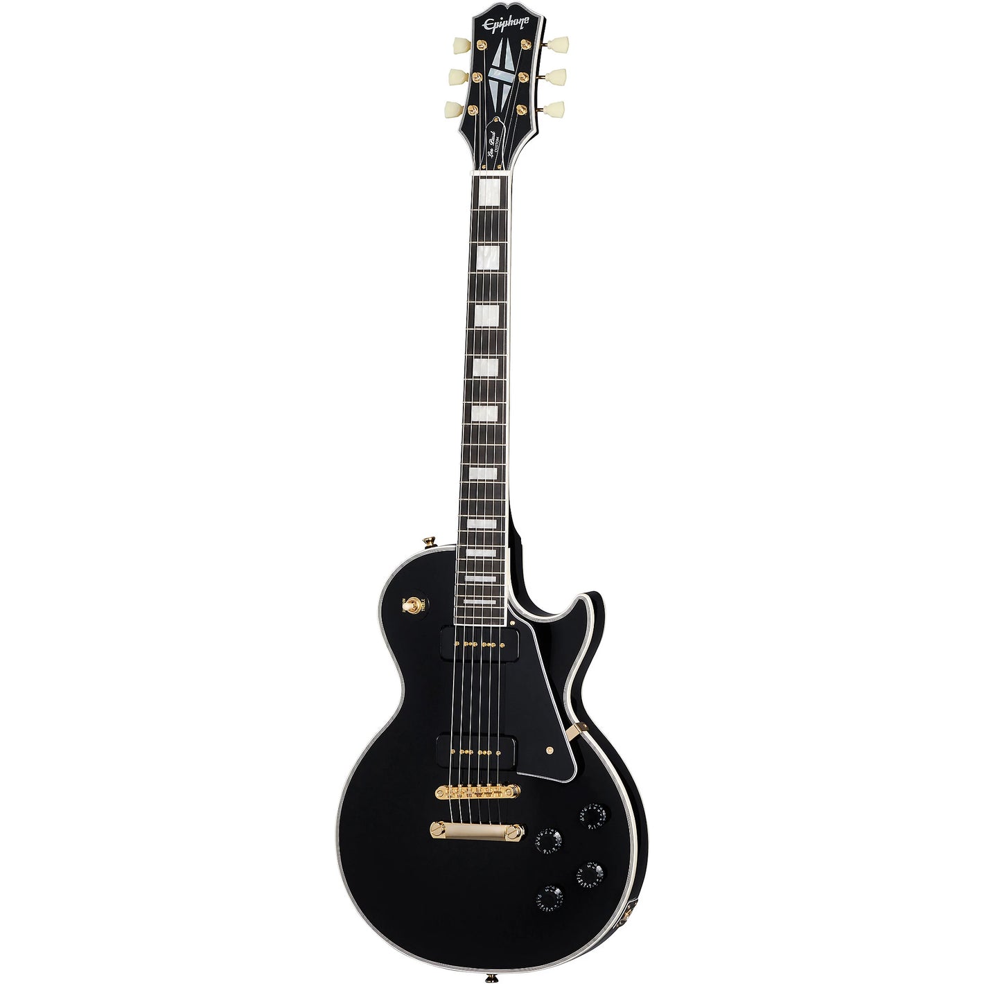 Epiphone Les Paul Custom P-90 Ebony with Premium Gig Bag