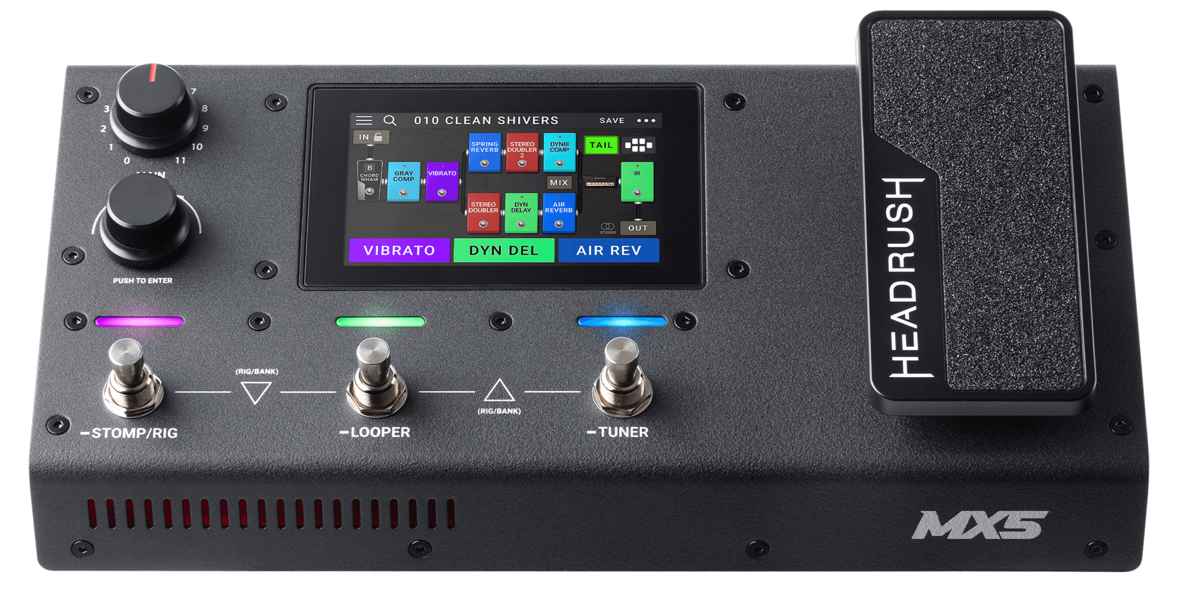 HeadRush MX5 guitar FX and amp modeling processor HeadRush MX5 guitar FX and amp modeling processor