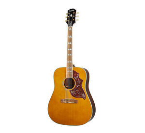 Epiphone Hummingbird - All Solid Wood Fishman Sonitone  Aged Antique Natural Gloss