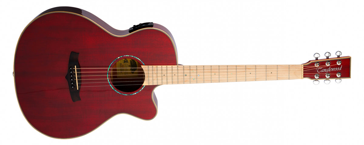 Tanglewood TW4CEBLB Super Folk Cutaway