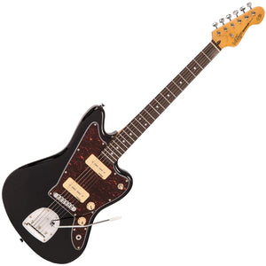 Vintage V65VBK ReIssued Vibrato Electric Guitar ~ Boulevard Black