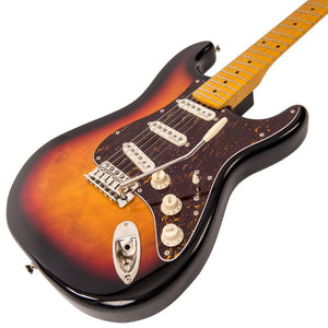 Vintage V6MSSB ReIssued Electric Guitar ~ Sunburst