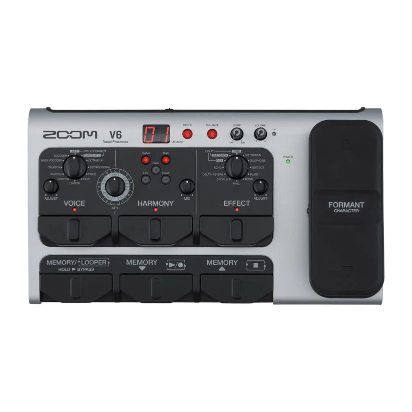 VOCAL MULTI-EFFECTS PROCESSOR ZOOM V6SP