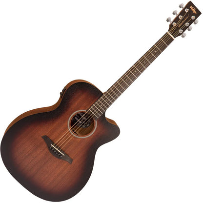 Vintage VE660WK Statesboro Orchestra' Electro-Acoustic Guitar ~ Whisky Sour
