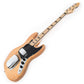 Vintage VJ74NAT ReIssued Maple Fingerboard Bass ~ Natural Ash