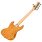Vintage VJ75MNAT ReIssued Maple Fingerboard Bass Guitar ~ 5-String - Natural Ash