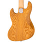Vintage VJ75MNAT ReIssued Maple Fingerboard Bass Guitar ~ 5-String - Natural Ash