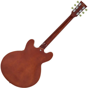 Vintage VSA500HB ReIssued Semi Acoustic Guitar ~ Honeyburst