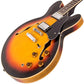 Vintage VSA500SB ReIssued Semi Acoustic Guitar ~ Sunburst