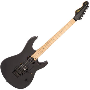 Electric Guitar Vintage V624 Reissued Floyd Rose â€“ Satin Black V624FRBK