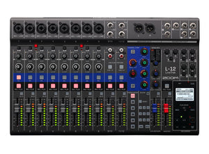 Zoom LiveTrak L-12 Audio Mixer Digital Recording