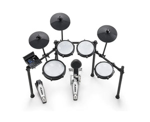 Alesis NITRO MAX KIT Eight Piece Electronic Drum Kit with Mesh Heads and Bluetooth