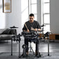 Donner Beat Electronic Drums Set, Electronic Drum Kit with Quiet Mesh Drum Pads, 12″ Cymbals w/Choke, 100 Kits and 1100+ Sounds, Sticks, USB MIDI, Donner Play app (5 Pads, 3 Cymbals)
