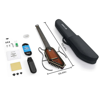 Donner HUSH I Evo2 Silent Guitar - Sunburst