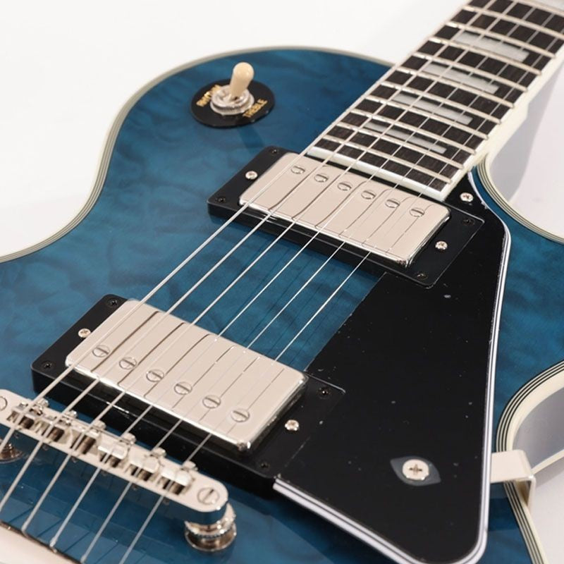 Epiphone Les Paul Custom Quilt Viper Blue with Premium Gig Bag