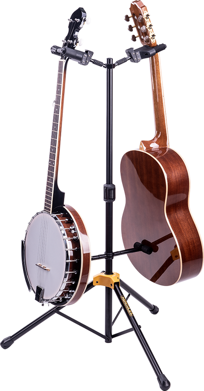 GUITAR STAND HERCULES DUO AGS GS422B PLUS FOLDABLE BACKREST