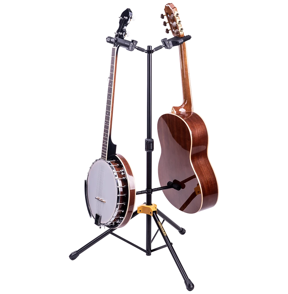 GUITAR STAND HERCULES DUO AGS GS422B PLUS FOLDABLE BACKREST
