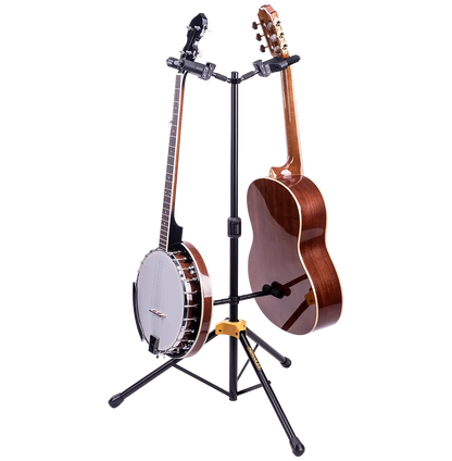 GUITAR STAND HERCULES DUO AGS GS422B PLUS FOLDABLE BACKREST