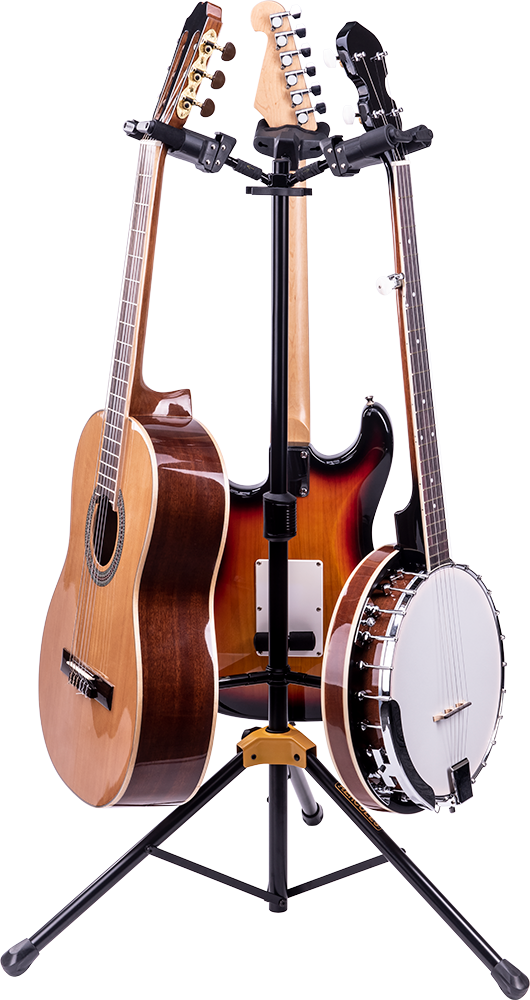 GUITAR STAND HERCULES TRI AGS GS432B PLUS FOLDABLE BACKRES