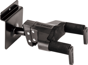 GUITAR HANGER HERCULES AUTO GRAB GSP39SB SLAT WALL MOUNT