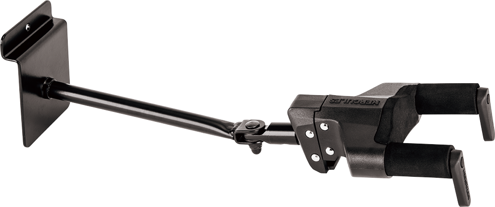 GUITAR HANGER HERCULES AUTO GRAB GSP40SB SLAT WALL MOUNT