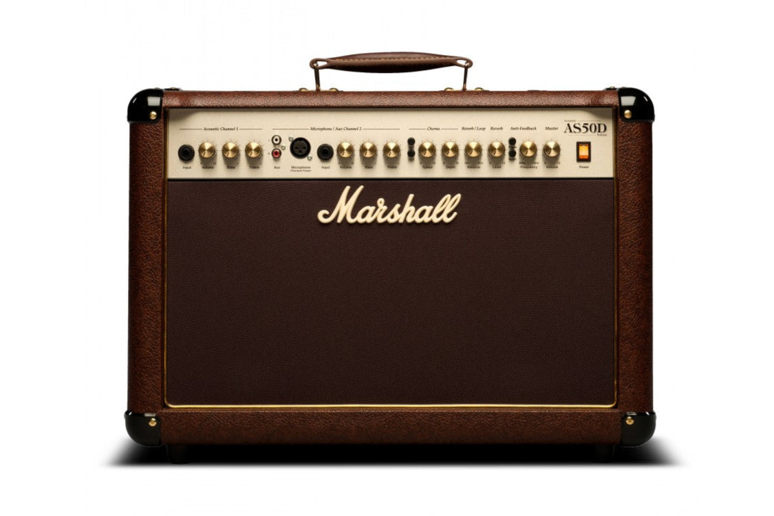 Marshall AS50DV 50-watt Acoustic Guitar Combo Amplifier
