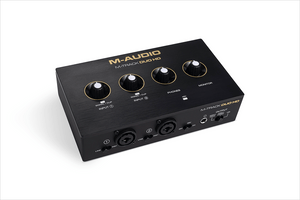 M-Audio M-Track Duo HD Pro-grade 24-bit/192kHz 2-in/2-out USB-C audio interface for Mac, PC, iOS, and Android