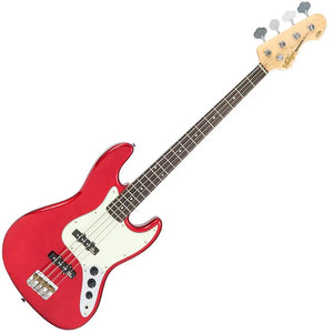 Vintage VJ74CAR ReIssued Bass Guitar ~ Candy Apple Red
