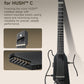 Donner HUSH-C Portable Electric Classic Silent Guitar - Black