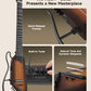 Donner HUSH-C Portable Electric Classic Silent Guitar - Sunburst