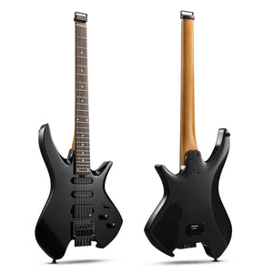 Donner HLX-500 Headless Electric Guitar - Black