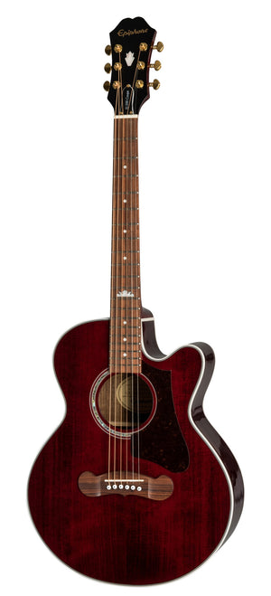 Epiphone J-200 EC Studio Parlor - Wine Red