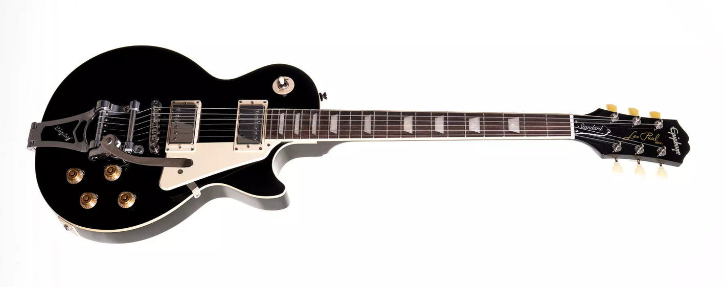 Epiphone Les Paul Standard 50s Bigsby Ebony with Premium Gig Bag